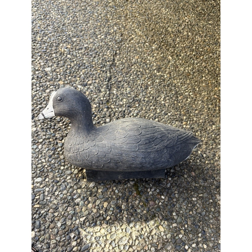 Vintage Flambeau Specialty Series Water‎ Keel Coot Duck Decoy Made In USA Decor